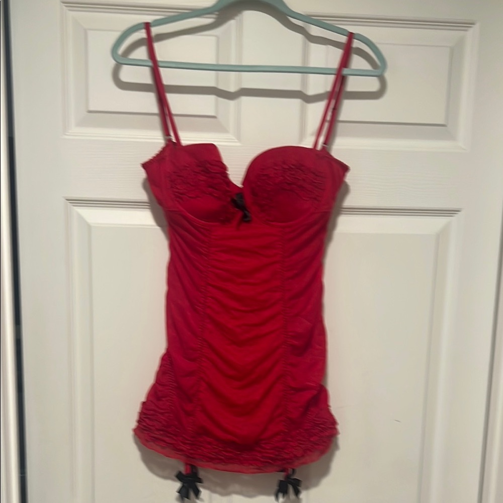 Victoria's Secret Red Lace Lingerie